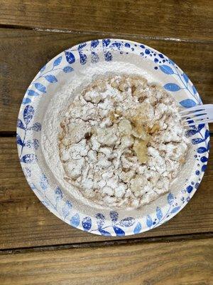 Sugar funnel cake