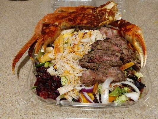 Signature Steak and Crab Salad