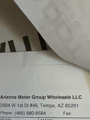 Arizona Motor Group Wholesale