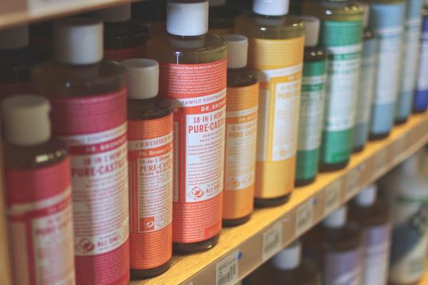 We have a big selection of natural health and beauty products.