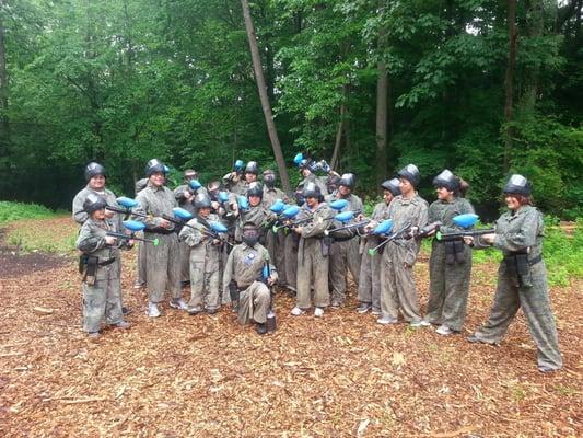 paintball birthday party at Paintball Depot in Belvidere NJ