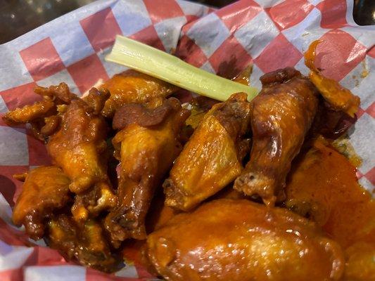 The wings are awesome along with fried pickled, nachos, among other great snacks. Great atmosphere and fun place to hang out.