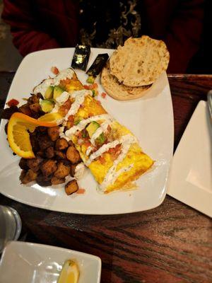 Smokehouse Steak omelet