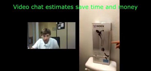 Virtual Video Chat Plumbing Prices Save Time and Money