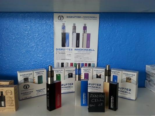 The Innokin Disruptors. Mix and match the colors that suit you, for a 50W Sub Ohm setup.