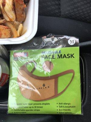 Bought Face masks too. Adults size for $4. Love the selection.