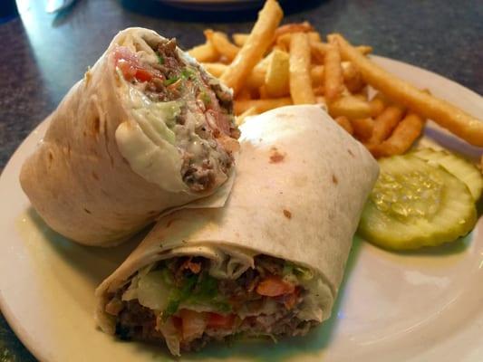 California cheesesteak wrap