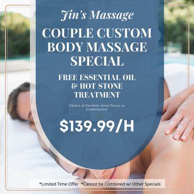 Jin's Massage
 101 Jackson Ave, Glenside, PA 19038
 Call us at 215-280-7110