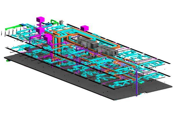 MEP BIM Modeling Services by United-BIM Inc.