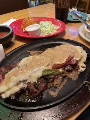 Fajitas chihuahua and stuffed avocado