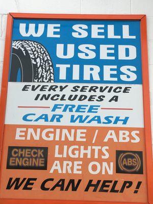 F & M Auto Repair - we sell used tires