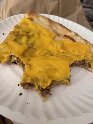 Steak and cheese slice