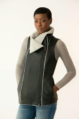 Roxane shearling vest