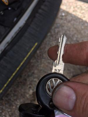 Old VW key