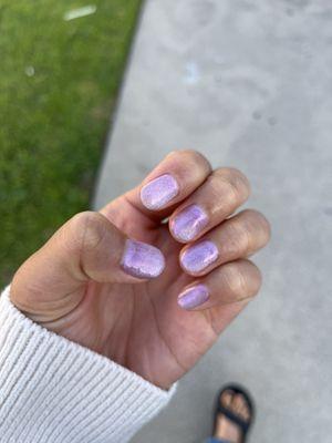 Regular gel mani