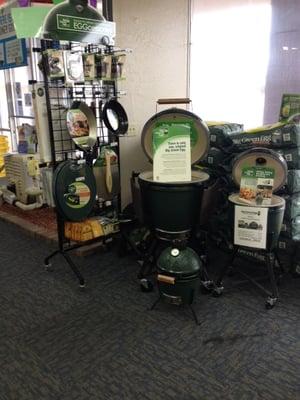 We are also an authorized Big Green Egg Dealer with a complete line of Barbeques and Accessories