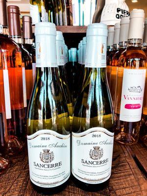 Sancerre Domaine Auchère | One of my favorite French white wines on the planet. Smooth, crisp, Pear  like not too sweet.