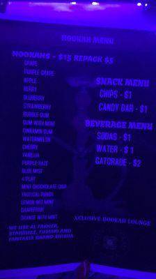 Where can you find a clean Hookah spot to chill in this area? These prices and the atmosphere are priceless!!