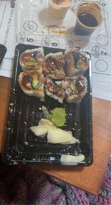 Eel and Avocado Roll