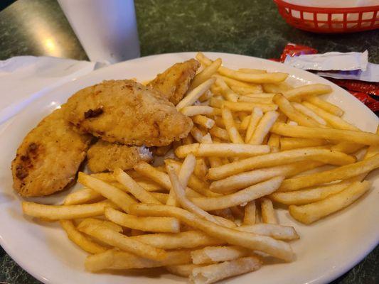 Kids chicken fingers