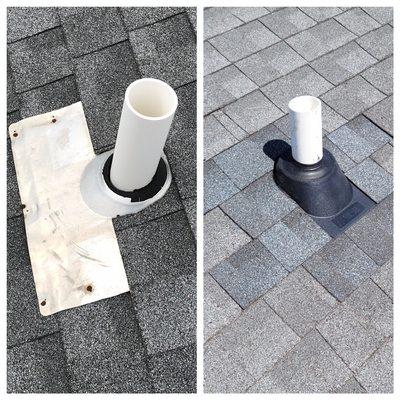 Plumbing Vent pipe flashings