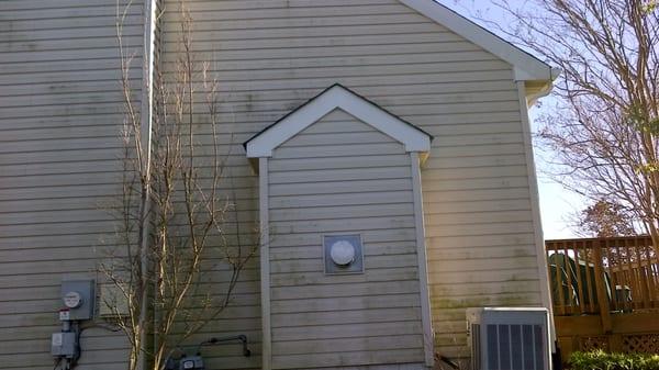 siding before