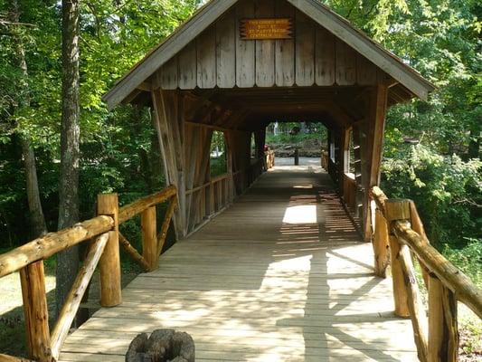 Camp Ondessonk- Covered Bridge