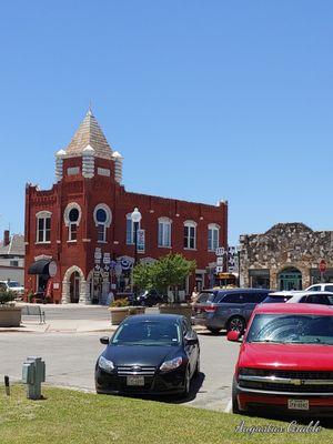 Old building called Red on three Square!