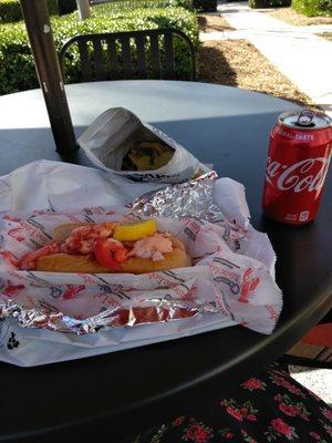 Cousins Maine Lobster truck here today in front of the 5151 California Ave building :) not impressed by size lol but nice team