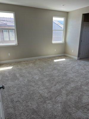 Carpet done in the entire house