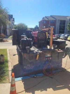 Welding for OCU campus apts