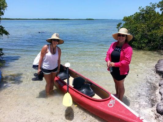 After a fun kayak tour