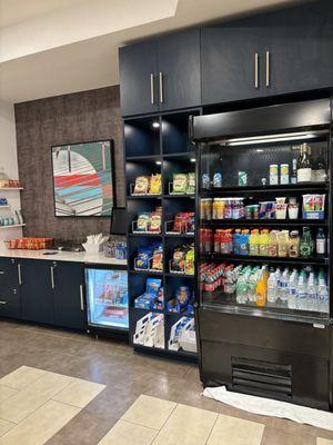 Snacks for purchase in lobby