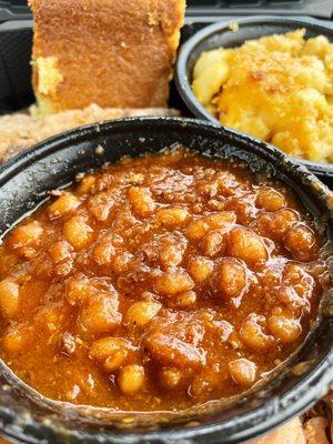 Baked Beans with brisket