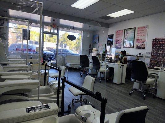 New remodel!  Was happy and only spent an hr for mani-pedi!  Great new massage chairs!