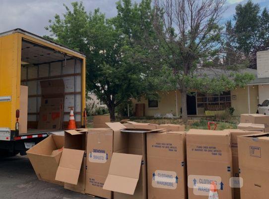 Loading up a 3 shared college apartment