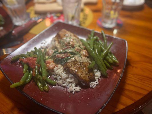 Blackened Red Fish.