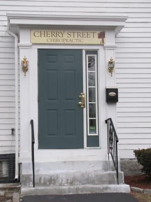 Main entrance for Cherry Street Chiropractic