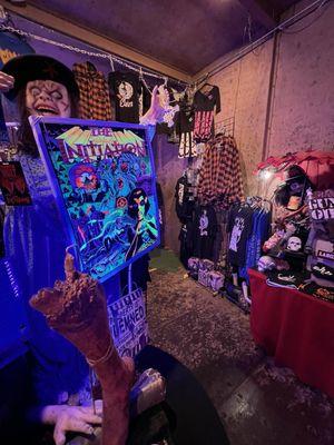 Pop up CreepShop (gift store)  Always the best merch for the event and ghoulish needs.