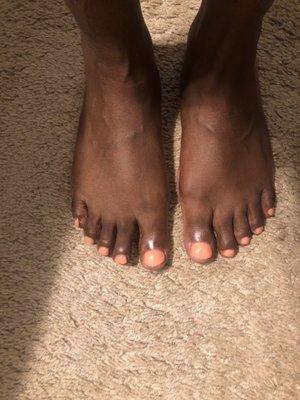 My pedicure