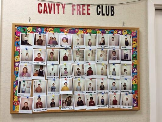 Cavity free club!