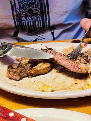 Ribeye and Baked Potato