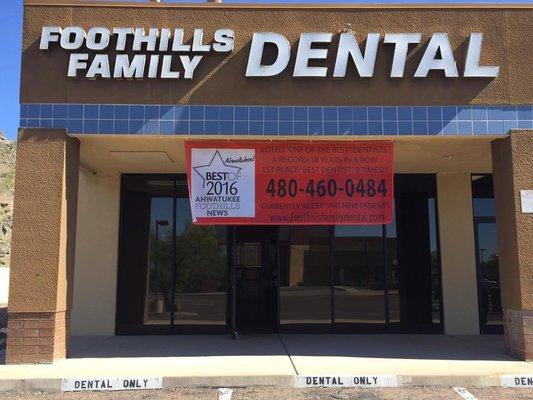 Voted "One of the Best Dentist" a Record 18 years in a row!!!