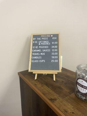 Price list