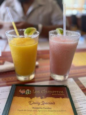 Yummy Mango Margarita and Hawaiian Margarita :)