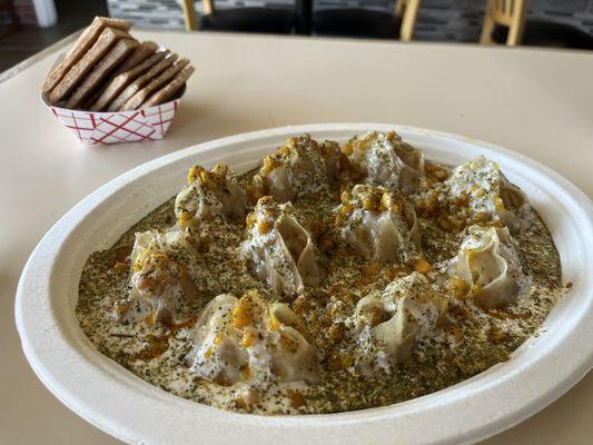 Mantu Kadu with a side of Naan