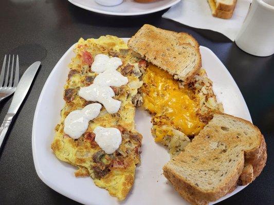 Greek omelet