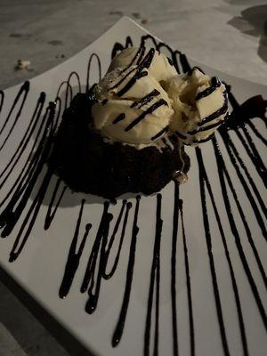 Chocolate Lava Cake, Vanilla Ice Cream