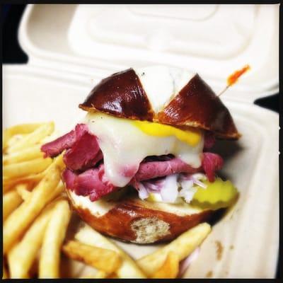 Pastrami Pretzel Slider 10-3-14