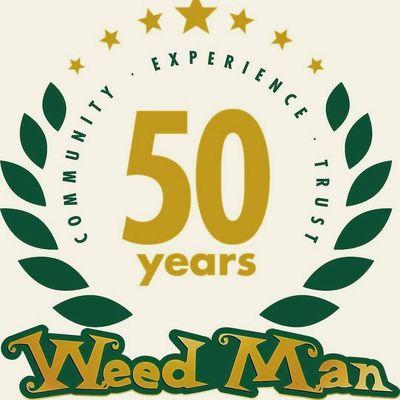 2020 is Weed Man's 50th anniversary!